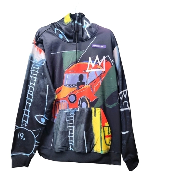 Jean-Michel Basquiat X Members Only | Art To Wear | Hoodie | - Picture 1 of 8